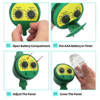 Drip Irrigation System With Automatic Timer For Garden Plants