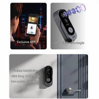 Wireless Smart Video Doorbell | No Subscription Needed | High Definition Camera Doorbell