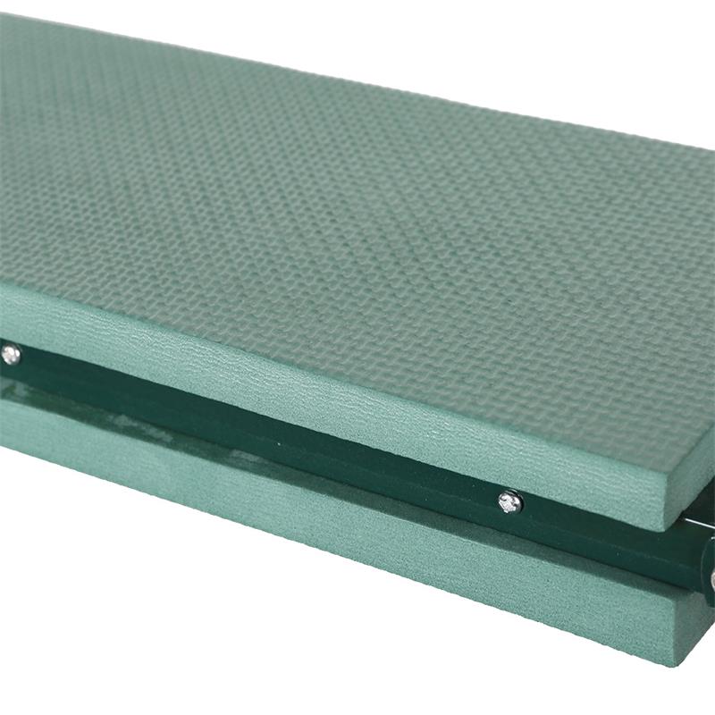 Garden Kneeler And Seat, Ergonomic With Padded Cushion, Foldable — Green