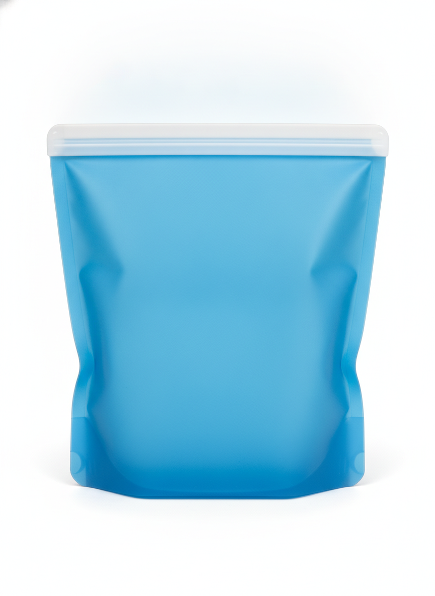 Blue Silicone Food Storage Bag - Storage Items for kitchen