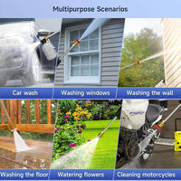 Cordless High Pressure Washer With Two Rechargeable Batteries Included