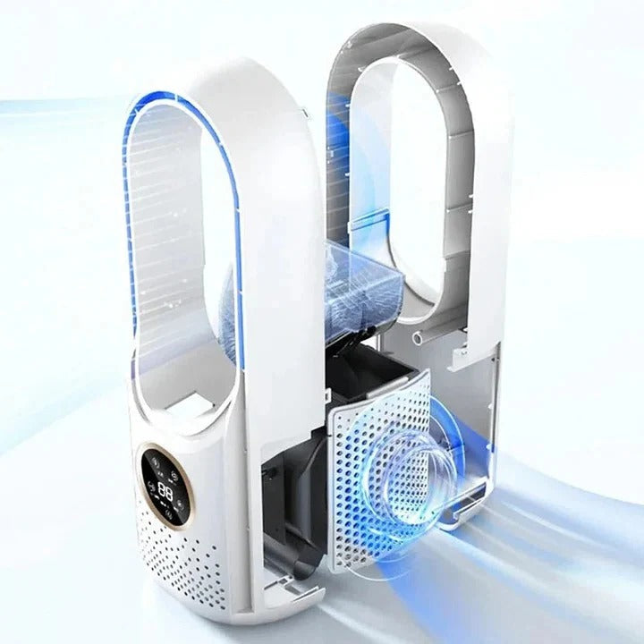 Portable Air Conditioner Blade-Free Silent Cooling For Small Rooms