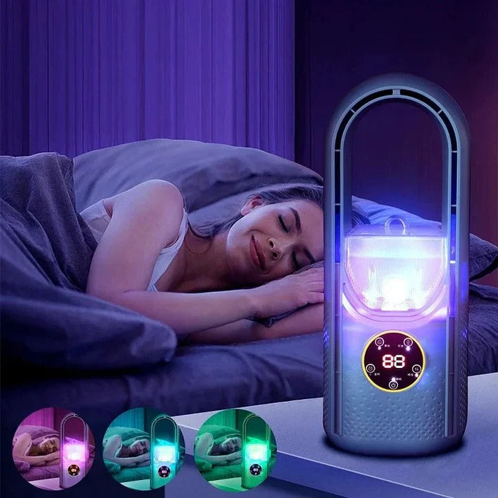 Portable Air Conditioner Blade-Free Silent Cooling For Small Rooms