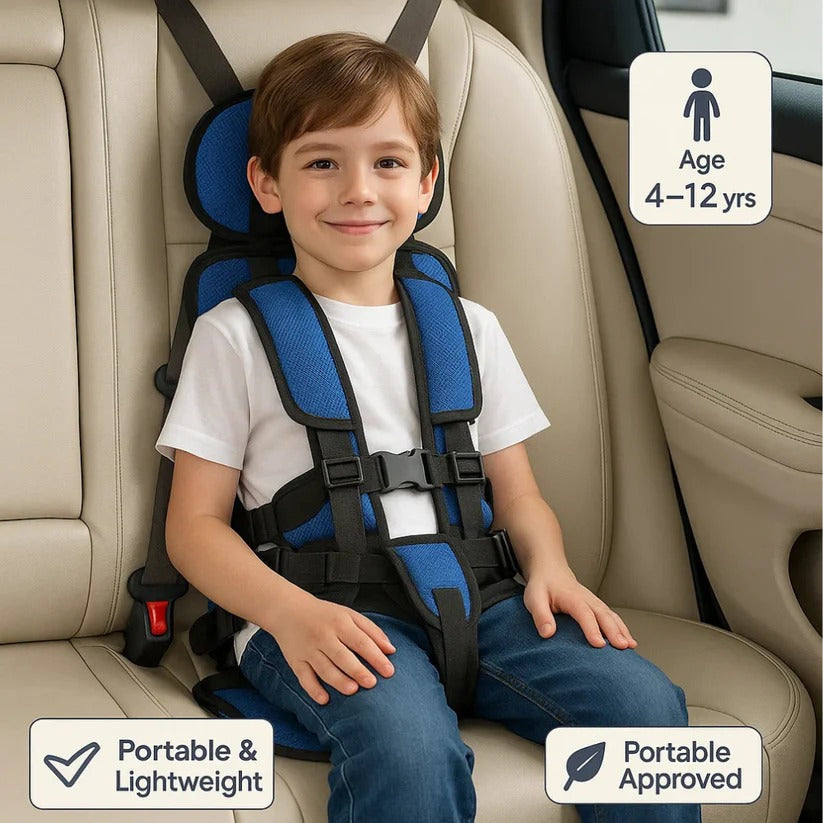 Child Travel Car Seat Compact Foldable Lightweight Booster For Air Travel