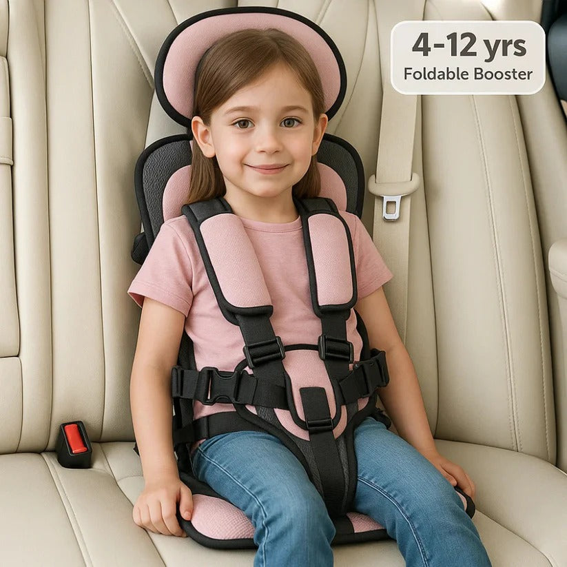 Child Travel Car Seat Compact Foldable Lightweight Booster For Air Travel