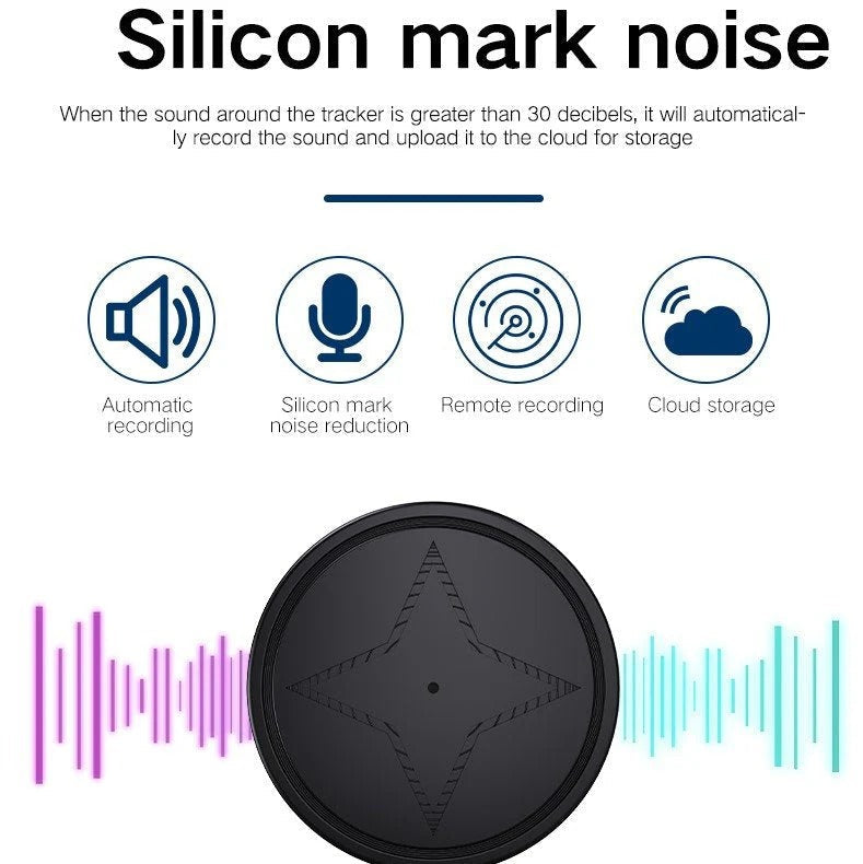GPS Tracker Mini Magnetic Real-Time Vehicle Locator With Long Battery Life