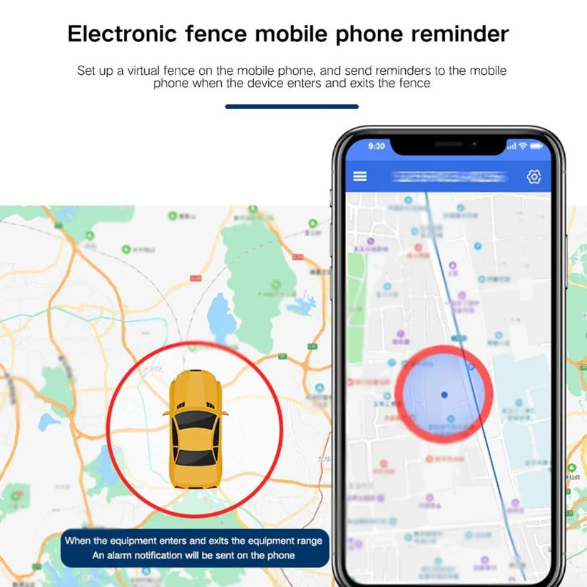 GPS Tracker Mini Magnetic Real-Time Vehicle Locator With Long Battery Life