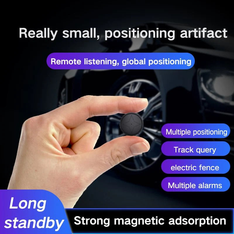GPS Tracker Mini Magnetic Real-Time Vehicle Locator With Long Battery Life
