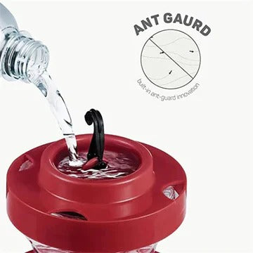 Hummingbird Water Feeders Hanging Bee-Proof With Perch And Easy Fill Design