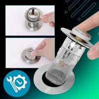 Pop-Up Sink Stopper With Odor Isolation And Anti Leak Seal