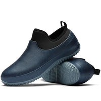 Work Shoes Slip-On Waterproof Slip-Resistant Cushioned Comfort For Men Women