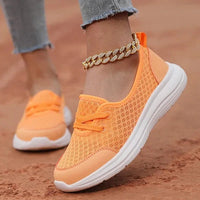 Women's Supportive Walking Shoes With Soft Mesh Upper And Cushioned Sole