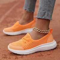 Women's Supportive Walking Shoes With Soft Mesh Upper And Cushioned Sole