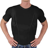 Concealed Carry T-Shirt With Built-In Holster And Hidden Pockets