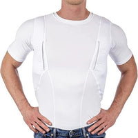 Concealed Carry T-Shirt With Built-In Holster And Hidden Pockets