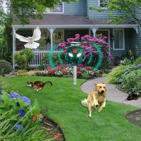 Animal Repeller Solar Ultrasonic 360° Outdoor Motion Sensor Pest Deterrent