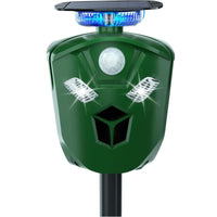 Animal Repeller Solar Ultrasonic 360° Outdoor Motion Sensor Pest Deterrent