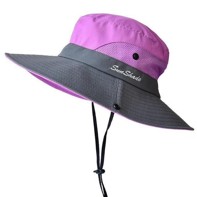 Foldable Sun Hat With Lightweight UV Protection For Beach Travel
