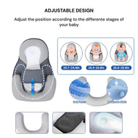 Infant Wedge Pillow Bed For Spit-Up And Comfort After Feeding