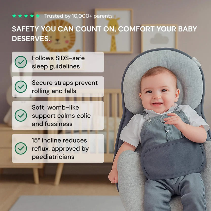 Infant Wedge Pillow Bed For Spit-Up And Comfort After Feeding