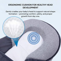Infant Wedge Pillow Bed For Spit-Up And Comfort After Feeding