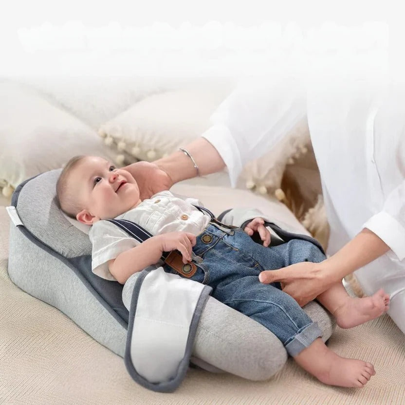 Infant Wedge Pillow Bed For Spit-Up And Comfort After Feeding