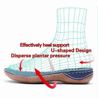 Women’s Breathable Slip-On Flats with Wide Toe Design