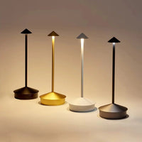 LED Desk Lamp Cordless Touch Control Dimmable With 3 Light Settings