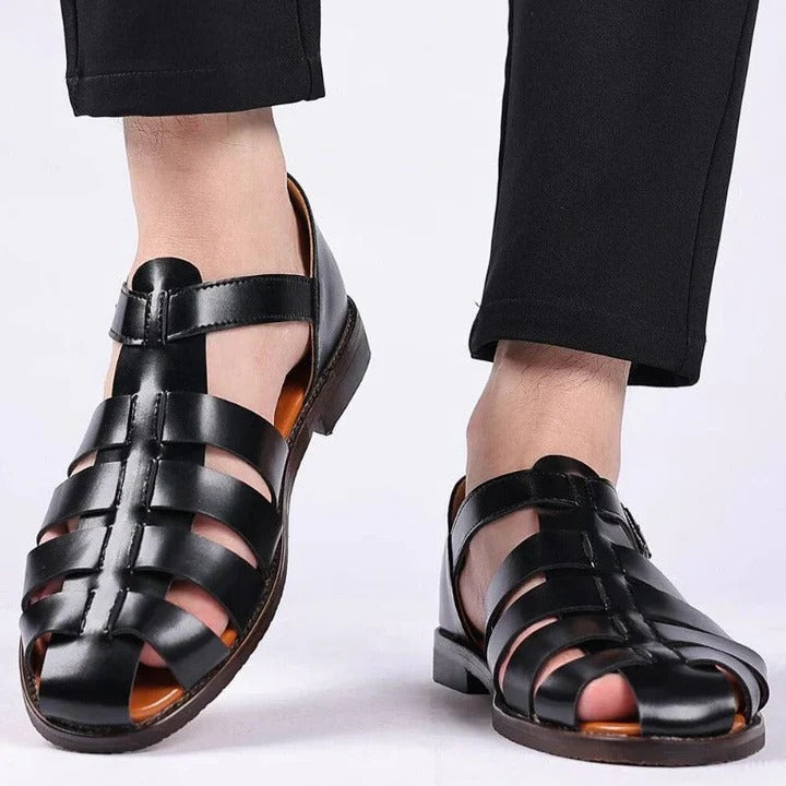 Men's Sandals With Adjustable Straps For Breathable Open-Toe Comfort