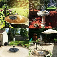 Solar Fountain Pump For Bird Baths And Floating Garden Ponds