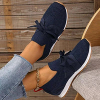 Supportive Sneakers With Breathable Mesh Upper For Foot Support
