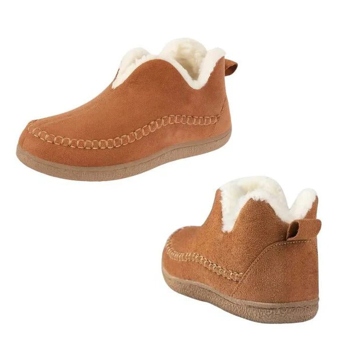 Comfort Shoes With Fleece Lining And Cushioned Support