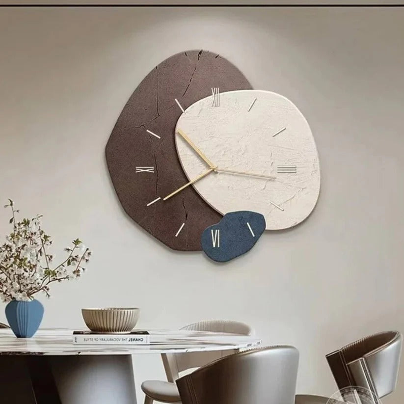 Natural Wood Wall Clock With Soft Integrated LED Backlight And Silent Movement