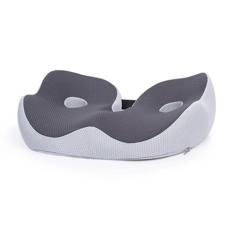 Memory Foam Seat Cushion For Sit Bone Relief, Adjustable Comfort