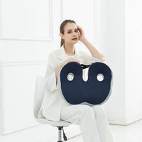 Memory Foam Seat Cushion For Sit Bone Relief, Adjustable Comfort