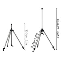 Rotating Tripod Sprinkler Heavy-Duty High-Pressure Adjustable Spray For Large Lawns