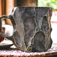 Coffee Mugs With Mineral Crystal Finish, Durable Dishwasher And Microwave Safe