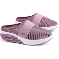 Wedge Sandals Supportive Arch Cushioning Memory Foam Slip-On Slippers