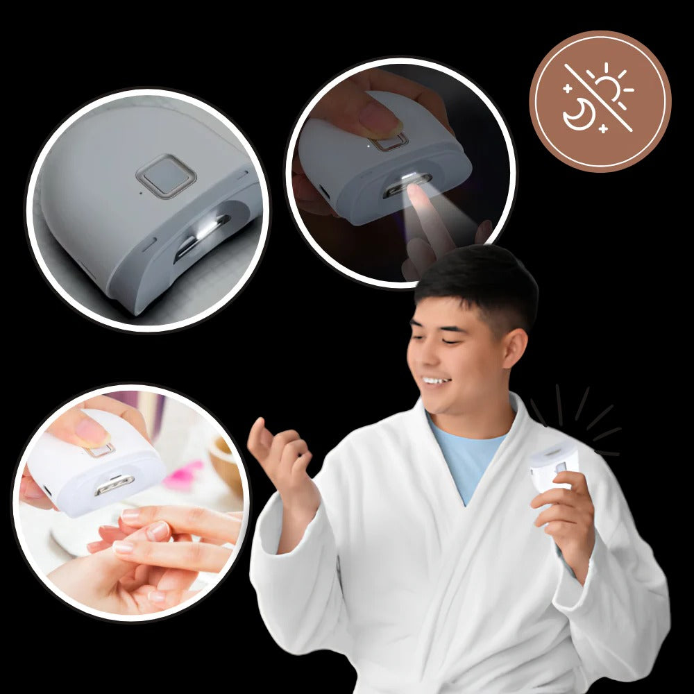 Electric Nail Clipper Dual-Speed Rechargeable Cordless For Home Travel