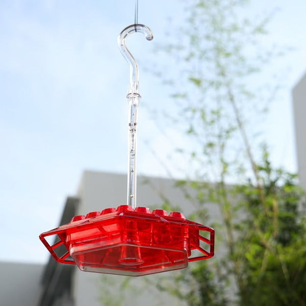 Hummingbird Feeder With Built-In Ant Moat And Easy-Clean Reservoir