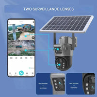 4K Wireless Security Camera DualGuard Dual-Lens Outdoor Night Vision Two-Way Audio