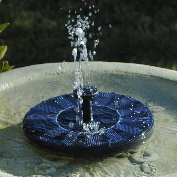 Solar Garden Water Fountain Outdoor Solar-Powered Eco-Friendly Gift For Garden Lovers