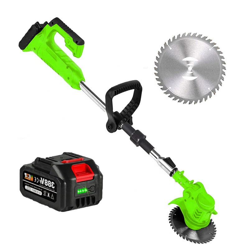 Cordless Grass Trimmer, Battery-Operated Powerful Electric, Rechargeable For Yard Use