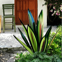 Metal Decorative Plant Sculpture Agave Americana For Indoor Outdoor Decor