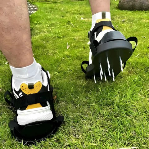 Aerator Shoes For Effortless Lawn Care And Healthy Green Grass