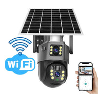 4K Wireless Security Camera DualGuard Dual-Lens Outdoor Night Vision Two-Way Audio