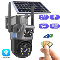 4K Wireless Security Camera DualGuard Dual-Lens Outdoor Night Vision Two-Way Audio