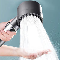 Showerhead High-Pressure Adjustable Spray With Water-Saving Settings Chrome Finish