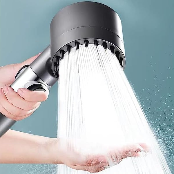 Showerhead High-Pressure Adjustable Spray With Water-Saving Settings Chrome Finish
