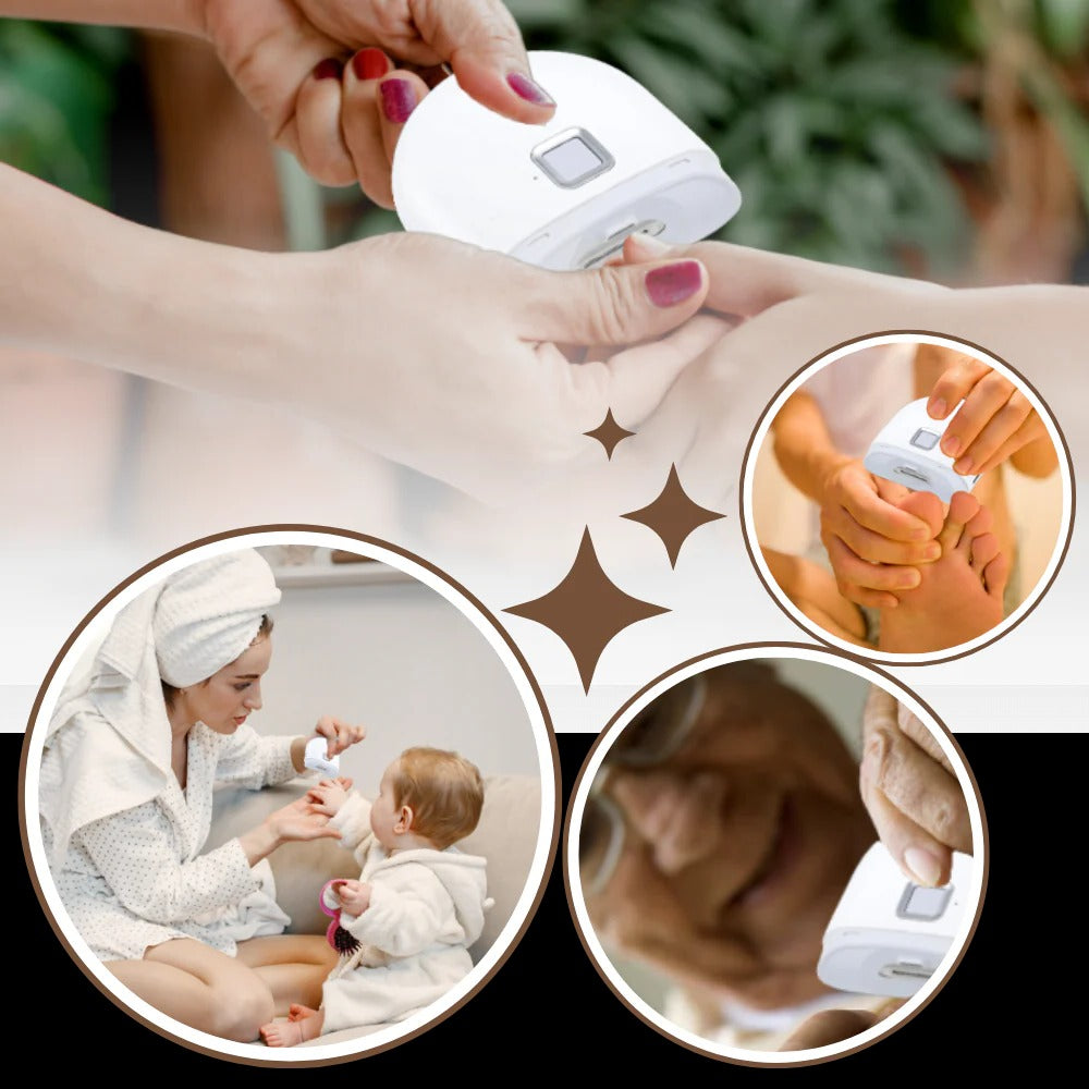 Electric Nail Clipper Dual-Speed Rechargeable Cordless For Home Travel